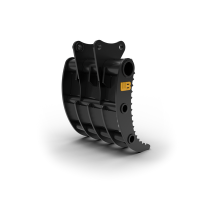 Werk-Brau Grading Rake | Grading/Grapple | 36"–72" Width | 12–50 Tons | For Excavators