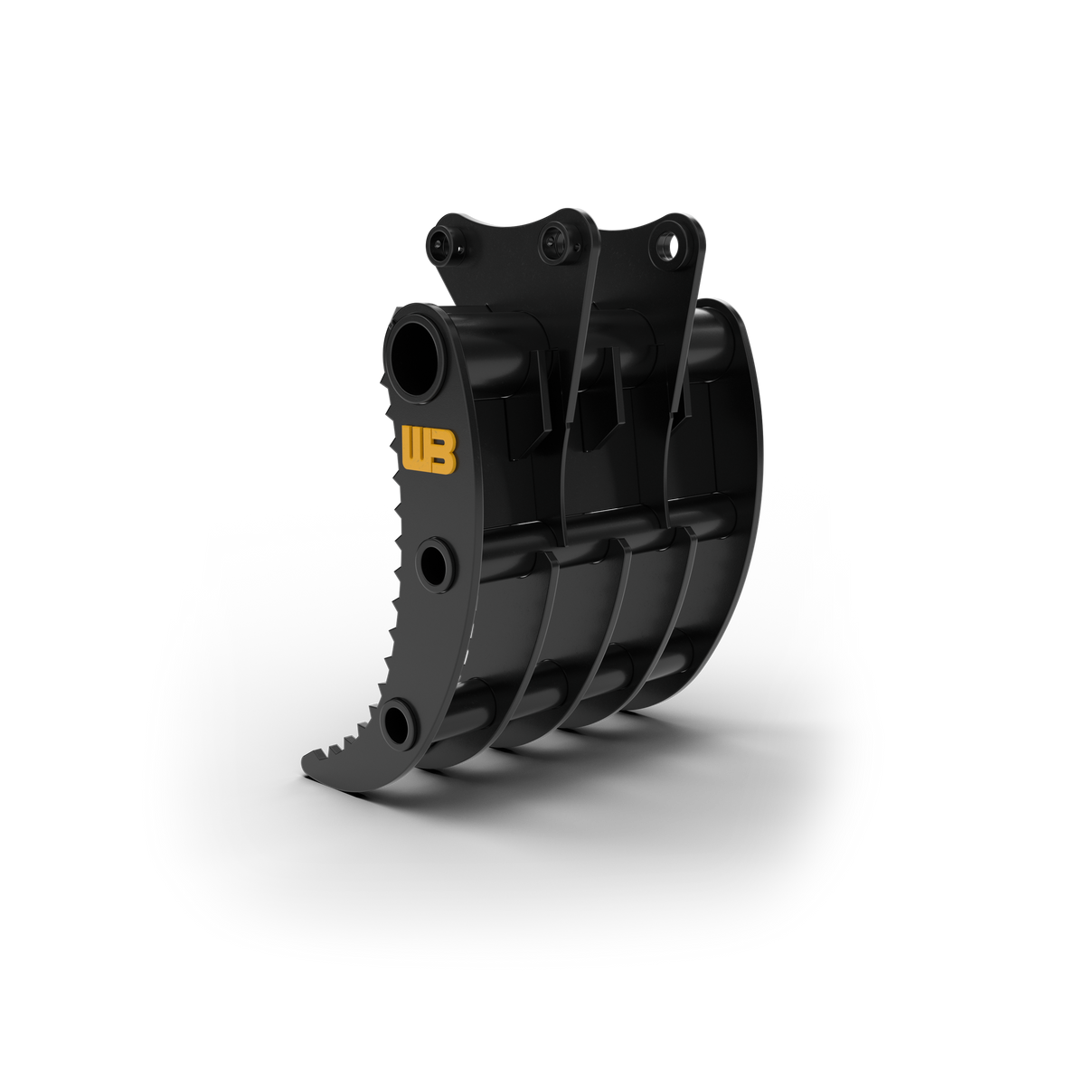 Werk-Brau Grading Rake | Grading/Grapple | 36"–72" Width | 12–50 Tons | For Excavators
