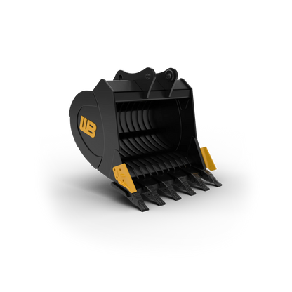 Werk-Brau Skeleton Rock Bucket | Width 48"–72" | 20–40+ Tons | For Excavator