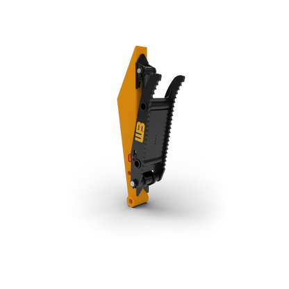Werk-Brau Stick Mounted Multi-Tine Thumb | Thumb Tip Radius 32" To 84" | Tine Width/Spacing 8.5" To 32" | 131° Rotation | 1.5–40 Tons | For Excavators