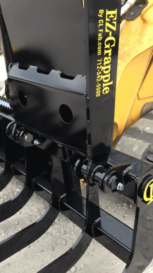 CL Fabrication Grapple For Trees, Brush & Roots | Model EZ | Width 72"-90" inches | Oil Flow Range 15-25 GPM | For Skid Steer
