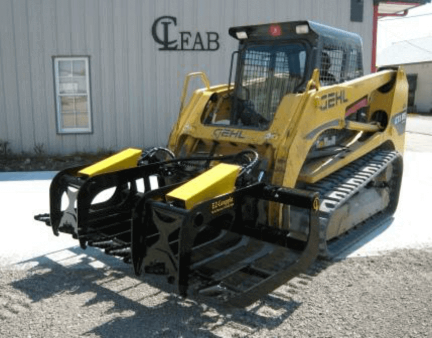 CL Fabrication Grapple For Trees, Brush & Roots | Model EZ | Width 72"-90" inches | Oil Flow Range 15-25 GPM | For Skid Steer