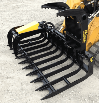 CL Fabrication Grapple For Trees, Brush & Roots | Model EZ | Width 72"-90" inches | Oil Flow Range 15-25 GPM | For Skid Steer