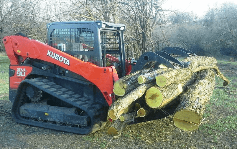 CL Fabrication Grapple For Trees, Brush & Roots | Model EZ | Width 72"-90" inches | Oil Flow Range 15-25 GPM | For Skid Steer