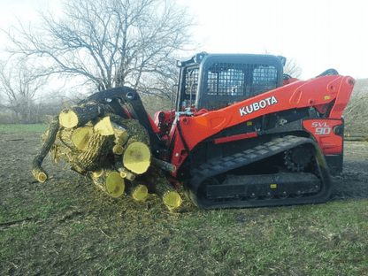CL Fabrication Grapple For Trees, Brush & Roots | Model EZ | Width 72"-90" inches | Oil Flow Range 15-25 GPM | For Skid Steer