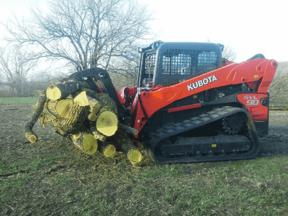 CL Fabrication Grapple For Trees, Brush & Roots | Model EZ | Width 72" To 90" inches | Oil Flow Range 15 To 25 GPM | For Skid Steer