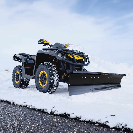HitchDoc Outdoor | Universal ATV Snow Plow System | Adjustable 50" To 60" Blade | Horsepower Range 20 To 45 HP | For ATVs