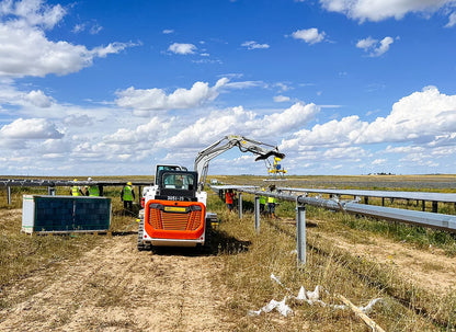 Vacuworx Solar Panel Lifter & Pallet Curler System | Model SPL Series | Width 30.1" | 300 lb Capacity | Up To ~8 Ton | For Mini Excavator