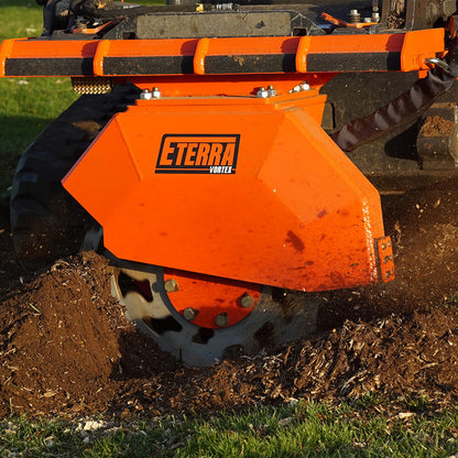 Eterra Attachments Stump Grinder | Vortex | 27"-31" Cutting Wheel | 18"-20"+ Cutting Depth | For Standard & High-Flow Skid Steers