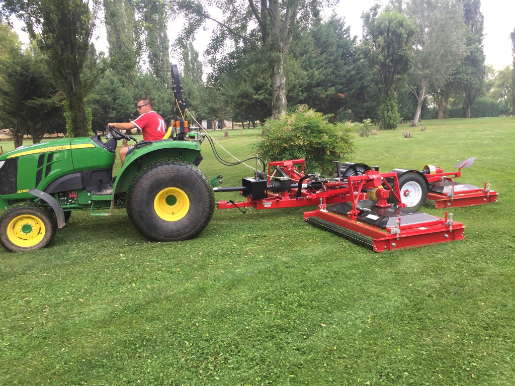 Progressive Turf Equipment Inc. Tri-Deck Roller Finishing Mower | Model TDR-15 | Cutting Width 15' 6" | 30–50 HP | For Tractors