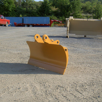 Rockland Backfill Blade | Bolt-On Reversible Cutting Edges | High Strength Alloy Steel | For Excavators