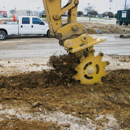 Rockland Tamper Foot Compaction Wheel | Fast & Easy Bearing Replacement | For Excavators