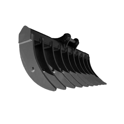 Loflin Fabrication | Frost Tooth 3 Tine Ripper & 36" 42" &  48" Width Double-Sided Root Rake | Heavy-Duty Teeth | For Mini Excavators