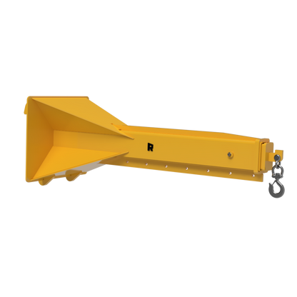 Rockland Extendable Boom | High-Strength Steel | Length 6'6" To 9'1" | Loading Rate 5,350 To 11,100 Lbs | For Excavators, Loaders