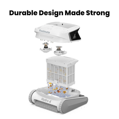 Chasing Cleaner Hydro 4 Corded Robotic Pool Cleaner | Pool Size 1,614 Sq.ft | Flow Rate 320 L/min