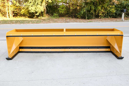 Express Steel | Snow Pusher | Model XD30 Pullback | SKU ES9XD30PB10YEL | Width 125" | Hydraulic Flow 18 To 25 GPM | For Tractors & Skid Steers