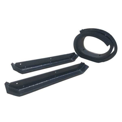 Express Steel 12' Snow Pusher Replacement Kit | Model XP42 | Heavy-Duty Rubber Edge | For Tractors & Skid Steers