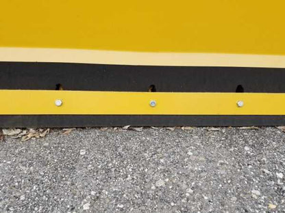 Express Steel | Snow Pusher Replacement Kit | Model 12' XP42 | SKU 168 | 12' Width | Heavy-Duty Rubber Edge | For Tractors & Skid Steers