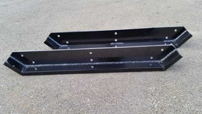 Express Steel | Snow Pusher Replacement Kit | Model 14' XP42 | SKU 169 | 14' Width | Reinforced Rubber & AR400 Steel | Heavy-Duty Rubber Edge | For Tractors & Skid Steers