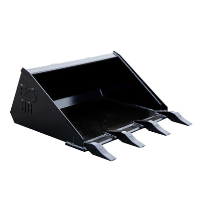 Express Steel | Tooth Bucket | Model 36" Toro Dingo | SKU ES-TDTB-0036 | Width 36" | Hydraulic Flow 0 To 25 GPM | For Mini Skid Steers & Loaders