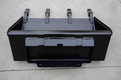 Express Steel | Tooth Bucket | Model 36" Toro Dingo | SKU ES-TDTB-0036 | Width 36" | Hydraulic Flow 0 To 25 GPM | For Mini Skid Steers & Loaders