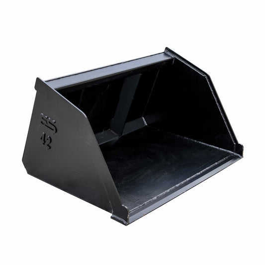 Express Steel Mulch/Snow Bucket | SKU ES-TDSMB-0042 | Width 42" | Hydraulic Flow 9–15 GPM | For Mini Skid Steers