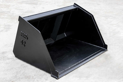 Express Steel Mulch/Snow Bucket | SKU ES-TDSMB-0042 | Width 42" | Hydraulic Flow 9–15 GPM | For Mini Skid Steers