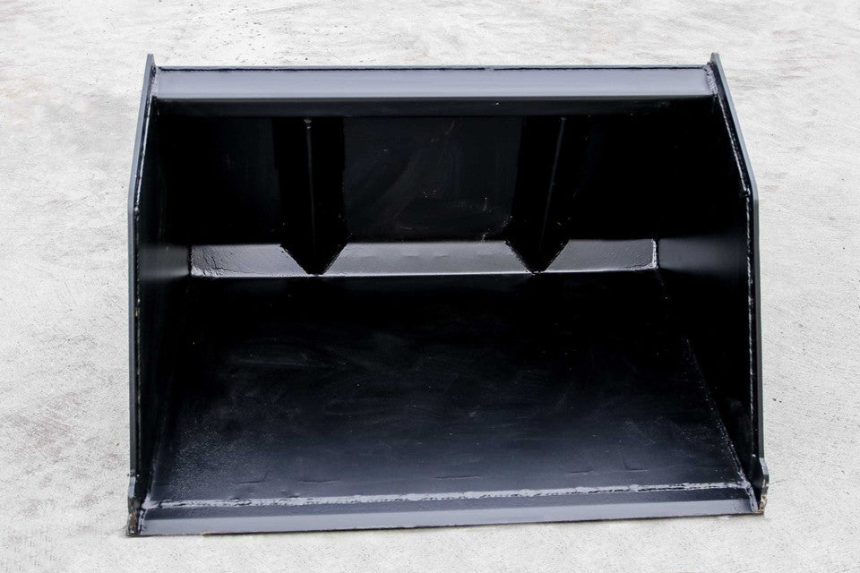 Express Steel Mulch/Snow Bucket | SKU ES-TDSMB-0042 | Width 42" | Hydraulic Flow 9–15 GPM | For Mini Skid Steers