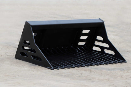 Express Steel Rock Bucket | SKU ES-TDRB-0042 | Width 42" | Hydraulic Flow 9–15 GPM | For Mini Skid Steers