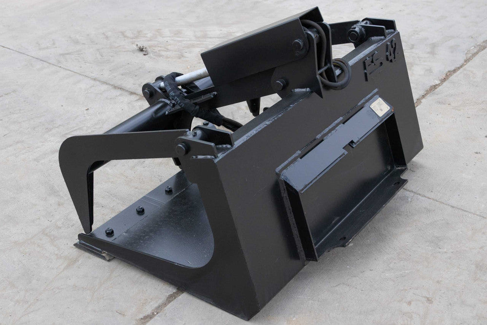 Express Steel | Grapple | Model 42" Toro Dingo Solid Bottom | SKU ES20110 | 42-Inch Width | Hydraulic Flow 9 To 15 GPM | For Mini Skid Steers