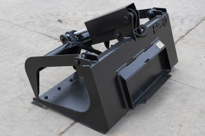 Express Steel | Grapple | Model 42" Toro Dingo Solid Bottom | SKU ES20110 | 42-Inch Width | Hydraulic Flow 9 To 15 GPM | For Mini Skid Steers