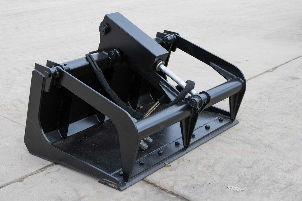 Express Steel | Grapple | Model 42" Toro Dingo Solid Bottom | SKU ES20110 | 42-Inch Width | Hydraulic Flow 9 To 15 GPM | For Mini Skid Steers