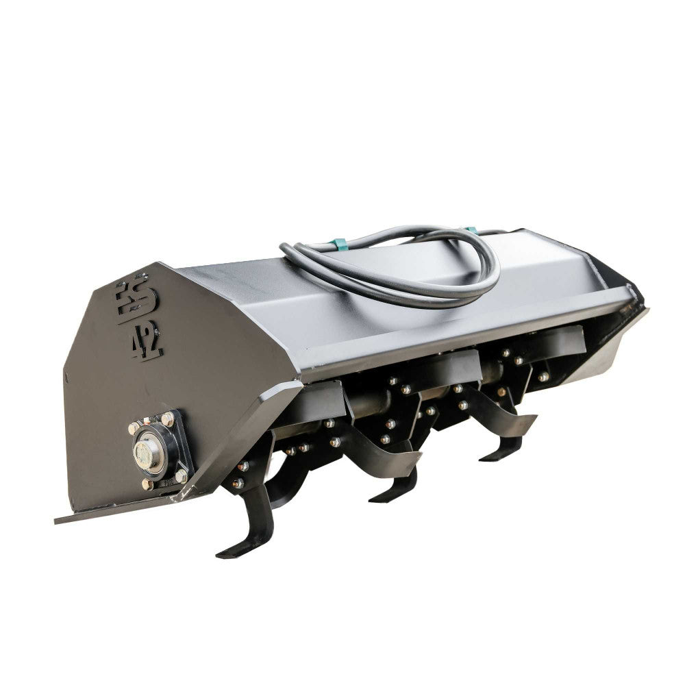 Express Steel | Tiller | Model 42" Toro Dingo | SKU ES50430 | Width 42" Inch | Hydraulic Flow 9 To 16 GPM | For Loaders