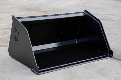 Express Steel | Snow/Mulch Bucket | Model 48" Mini Bobcat | SKU ES-MBSMB-0048 | Width 48" | Hydraulic Flow 8 to 15 GPM | For Mini Skid Steers