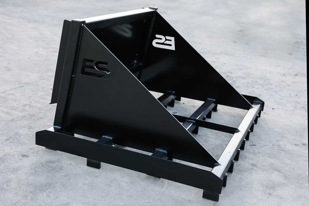 Express Steel | Rake | Model Mini Bobcat | SKU ES80050 | Width 48" | Hydraulic Flow 8 To 12 GPM | For Mini Skid Steers