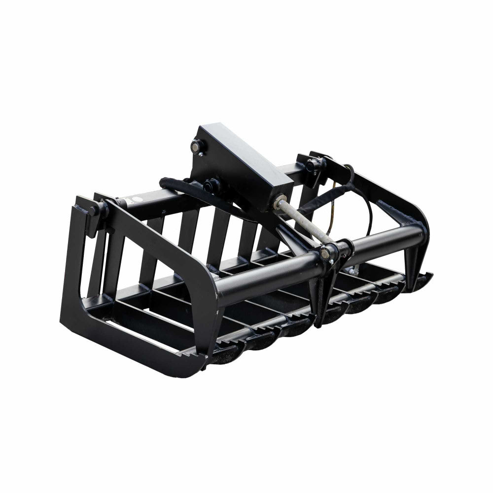 Express Steel | Root Grapple | Model 48" Mini Bobcat | SKU ES23015 | Width 48" | Hydraulic Flow 10 To 15 GPM | For Mini Skid Steers