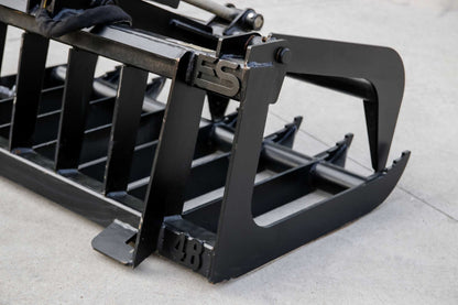 Express Steel | Root Grapple | Model 48" Mini Bobcat | SKU ES23015 | Width 48" | Hydraulic Flow 10 To 15 GPM | For Mini Skid Steers