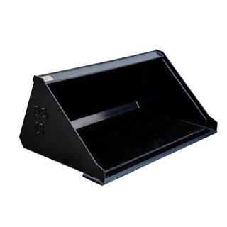 Express Steel 4' Mini Bobcat Smooth Bucket | Width 48" | 9–15 GPM | For Mini Skid Steers