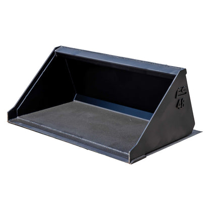Express Steel Smooth Bucket | Width 48" | Hydraulic Flow 9–15 GPM | For Mini Skid Steers