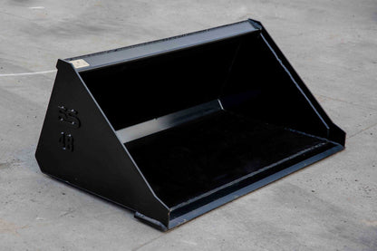 Express Steel Smooth Bucket | Width 48" | Hydraulic Flow 9–15 GPM | For Mini Skid Steers