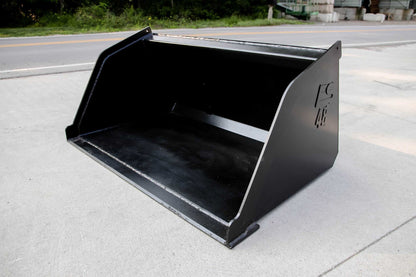 Express Steel | Snow/Mulch Bucket | Model Toro Dingo | SKU ES-TDSMB-0048 | Width 48" | Hydraulic Flow 10 To 20 GPM | For Mini Skid Steers