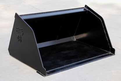 Express Steel | Snow/Mulch Bucket | Model Toro Dingo | SKU ES-TDSMB-0048 | Width 48" | Hydraulic Flow 10 To 20 GPM | For Mini Skid Steers