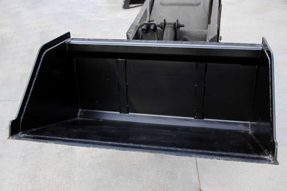 Express Steel Snow/Mulch Bucket | SKU ES-TDSMB-0048 | Width 48" | Hydraulic Flow 9–15 GPM | For Mini Skid Steers
