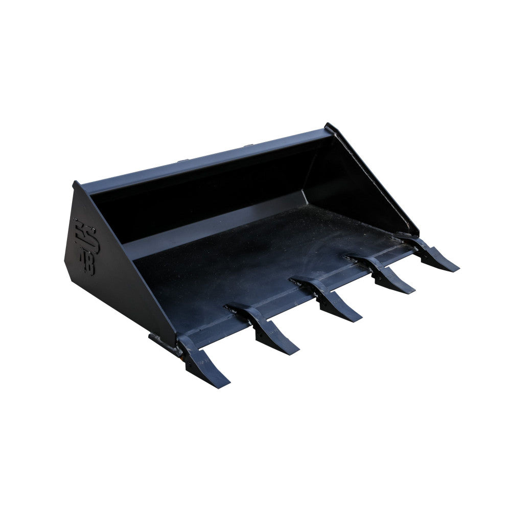 Express Steel | Tooth Bucket | Model 48" Toro Dingo | SKU ES-TDTB-0048 | Width 48" | Hydraulic Flow 0 To 25 GPM | For Mini Skid Steers & Compact Loaders