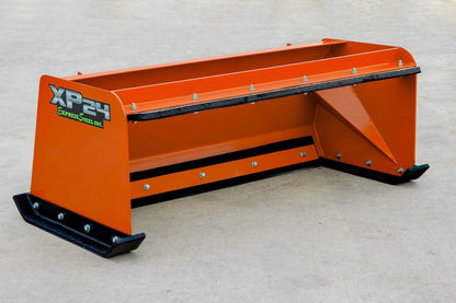 Express Steel | Pullback Snow Pusher | Model 60" XP24 | ES924PB05 | Width 60" | Horsepower 20+ HP |  Hydraulic Flow 0 To 25 GPM | For Tractors, Loaders, Mini & Full-Size Skid Steers