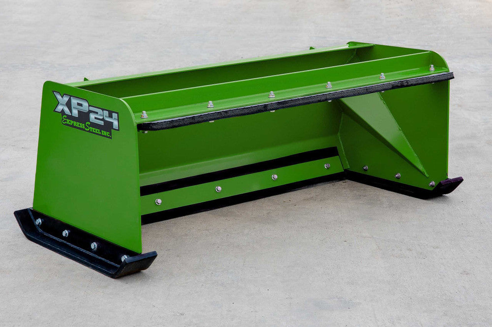 Express Steel | Pullback Snow Pusher | Model 60" XP24 | ES924PB05 | Width 60" | Horsepower 20+ HP |  Hydraulic Flow 0 To 25 GPM | For Tractors, Loaders, Mini & Full-Size Skid Steers