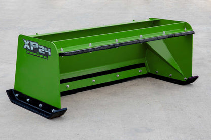 Express Steel | Pullback Snow Pusher | Model 60" XP24 | ES924PB05 | Width 60" | Horsepower 20+ HP |  Hydraulic Flow 0 To 25 GPM | For Tractors, Loaders, Mini & Full-Size Skid Steers