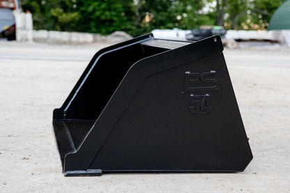 Express Steel | Snow/Mulch Bucket | Model Mini Bobcat | SKU ES-MBSMB-0054 | Width 54" | Hydraulic Flow 10 To 20 GPM | For Mini Skid Steers