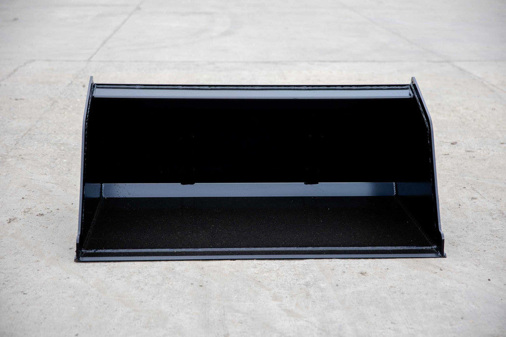 Express Steel | Snow/Mulch Bucket | Model Mini Bobcat | SKU ES-MBSMB-0054 | Width 54" | Hydraulic Flow 10 To 20 GPM | For Mini Skid Steers
