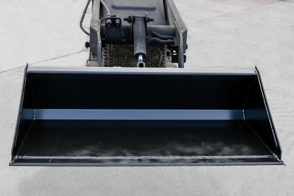 Express Steel | Smooth Bucket | Model Toro Dingo | SKU ES-TDSB-0054 | Width 54" | Hydraulic Flow 0 To 25 GPM | For Mini Skid Steers